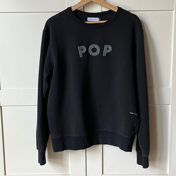 pop trading company Tops - Pop Trading Company Crewneck Sweatshirt 100% cotton large black